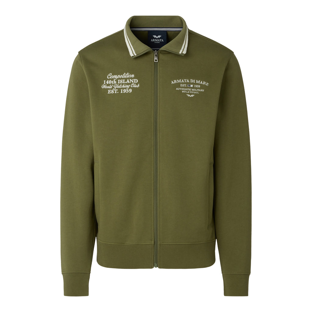ARMATA DI MARE - FULL ZIP RICAMO CHARAL